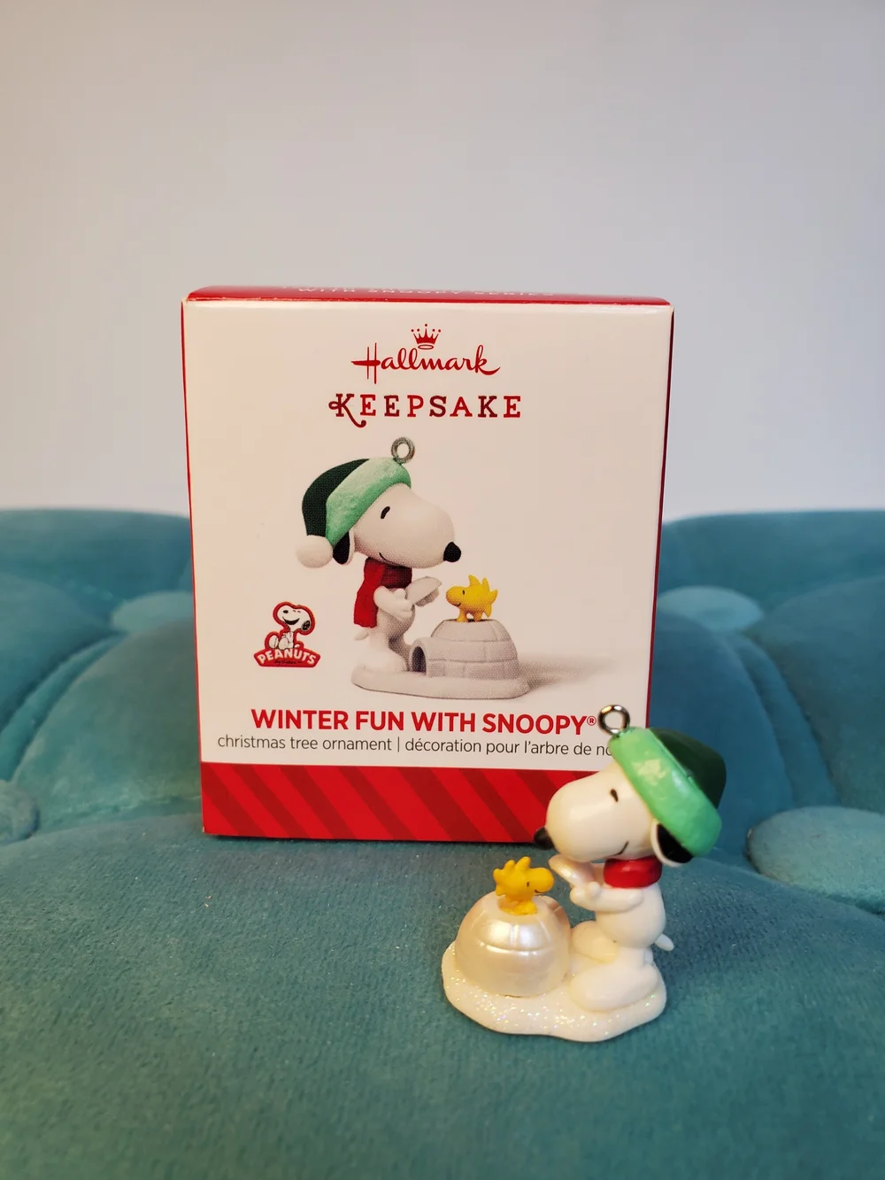 Hallmark Keepsake Mini Ornament Winter Fun with Snoopy 17th Series 2014 QXM8503
